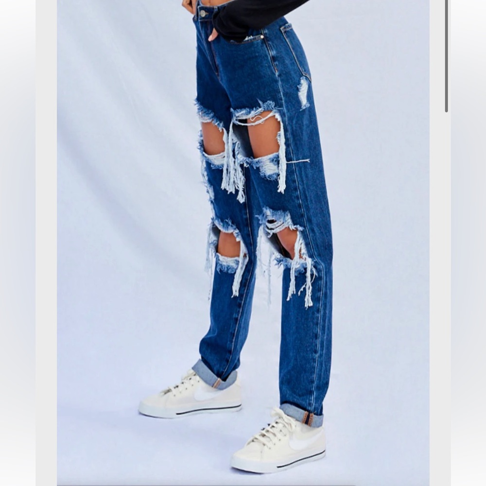 NWT High Waist Baggy Jeans
